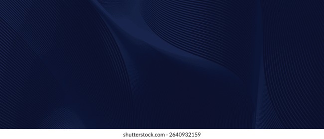 Premium background design with diagonal dark blue line pattern. Vector template for digital luxury banner, invitation, voucher, certificate. Eps10