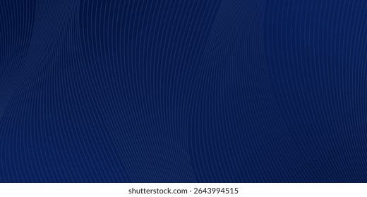 Premium-Hintergrunddesign mit diagonalem dunkelblauem Linienmuster. 