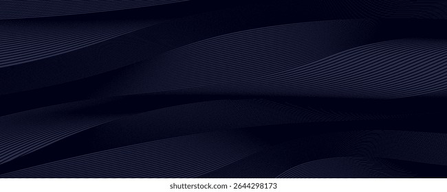 Premium background design with diagonal dark blue line pattern. Vector template for digital luxury banner, invitation, voucher, certificate. Eps10