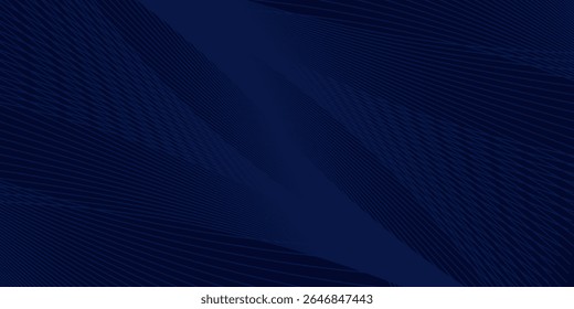 Premium background design with diagonal dark blue line pattern. Vector template for digital luxury banner, invitation, voucher, certificate. Eps10