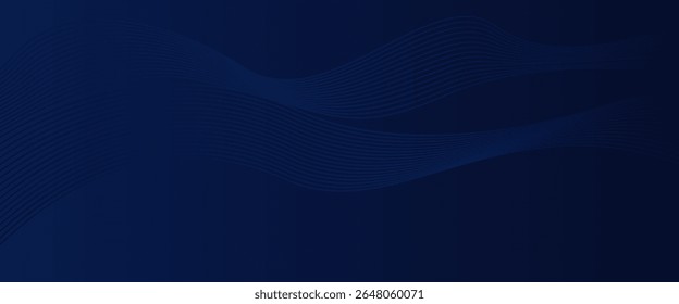 Premium background design with diagonal dark blue line pattern. Vector template for digital luxury banner, invitation, voucher, certificate. Vector Illustration
