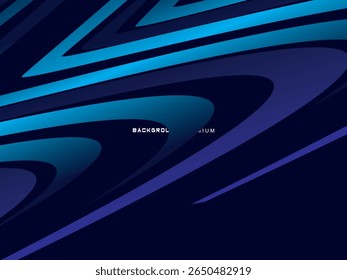 Premium background design with diagonal dark blue stripes pattern. Vector horizontal template for digital lux business banner, contemporary formal invitation, luxury voucher, prestigious gift certific