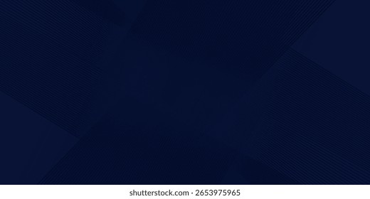 Premium background design with diagonal dark blue line pattern. Vector template for digital luxury banner.