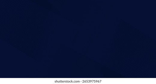 Premium background design with diagonal dark blue line pattern. Vector template for digital luxury banner.