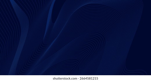 Design de fundo Premium com padrão de linha azul escuro diagonal