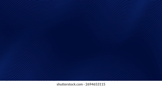 Diseño de fondo de Premium con patrón diagonal de líneas azul oscuro. Plantilla Horizontal de Vector para el Anuncio de negocios de lujo digital. Vector