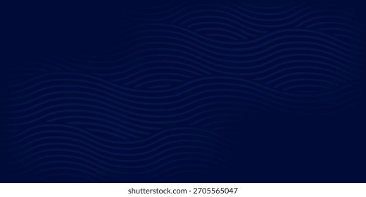 Design de fundo premium com padrão de linhas azul escuro diagonal. Modelo horizontal vetorial para banner comercial de luxo digital
