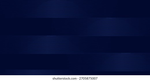 Premium-Hintergrunddesign mit diagonalem dunkelblauem Linienmuster. Vektorvorlage für digitales Luxusbanner, Einladung, Gutschein, Zertifikat. EPS10