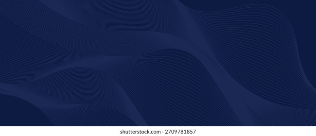 Premium background design with diagonal dark blue line pattern. Vector template