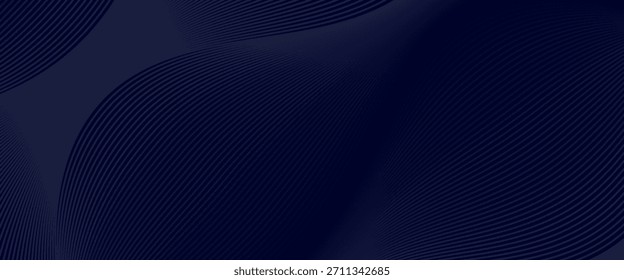 Diseño de fondo de Premium con patrón de línea azul oscuro diagonal. Plantilla de Vector para Anuncio digital de lujo, invitación, vale, certificado. Eps10