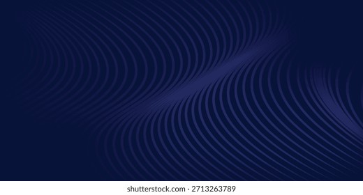 Premium background design with diagonal dark blue lines pattern. Vector horizontal template for digital luxury business banner