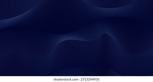Diseño de fondo de Premium con patrón de línea azul oscuro diagonal. Plantilla de Vector para Anuncio digital de lujo, invitación, cupón


