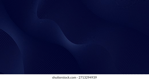 Diseño de fondo de Premium con patrón de línea azul oscuro diagonal. Plantilla de Vector para Anuncio digital de lujo, invitación, cupón

