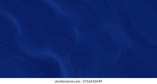 Premium-Hintergrunddesign mit diagonalem dunkelblauem Linienmuster. Vektor horizontale Vorlage für digitale Lux Business Banner, zeitgenössische formelle Einladung, Luxus-Gutschein, prestigeträchtige Geschenkurkunde