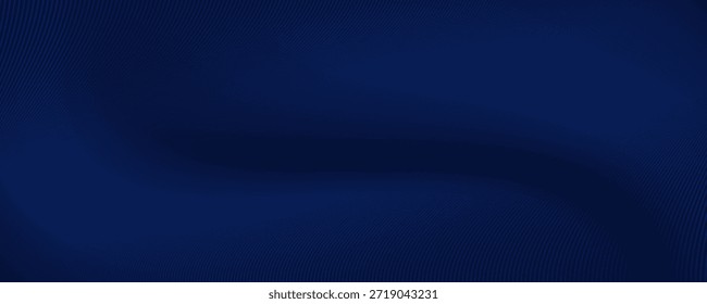 Design de fundo premium com padrão de linha azul escuro diagonal. Modelo de vetor para banner de luxo digital, convite, voucher, certificado. Eps10