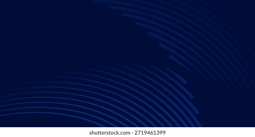 Premium-Hintergrunddesign mit diagonalen dunkelblauen Linien. Vektor horizontale Vorlage für digitale Luxus-Business-Banner