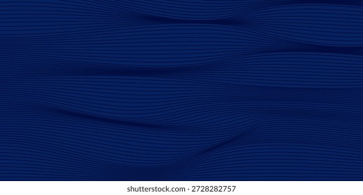 Diseño de fondo de Premium con patrón de línea azul oscuro diagonal. Plantilla de Vector para Anuncio digital de lujo, invitación, vale, certificado. Eps10