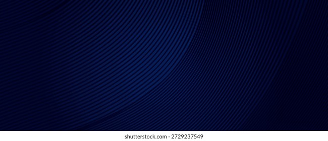Diseño de fondo de Premium con patrón de línea azul oscuro diagonal. Plantilla Horizontal de Vector para Anuncio de negocios digital lux, invitación formal contemporánea, cupón de lujo, certificado de regalo prestigioso