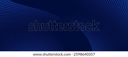 Premium background design with diagonal dark blue lines pattern. Vector horizontal template for digital luxury business banner