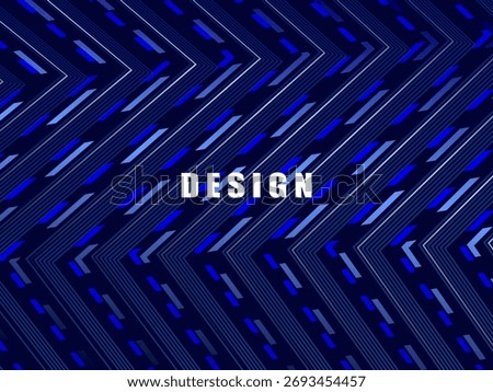 Premium background design with diagonal dark blue stripes pattern. Vector horizontal template for digital lux business banner, contemporary formal invitation, luxury voucher, prestigious gift certific
