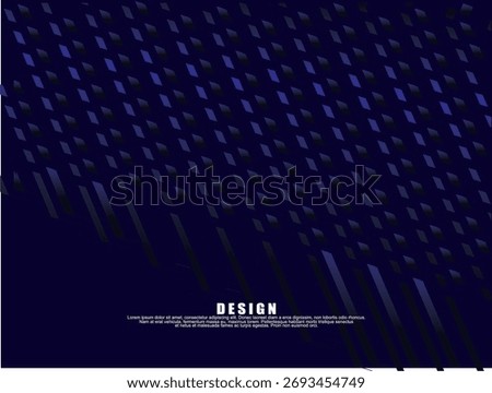 Premium background design with diagonal dark blue stripes pattern. Vector horizontal template for digital lux business banner, contemporary formal invitation, luxury voucher, prestigious gift certific