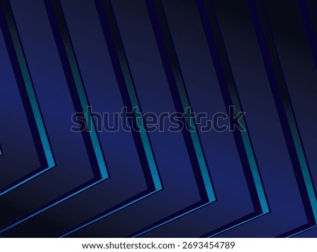 Premium background design with diagonal dark blue stripes pattern. Vector horizontal template for digital lux business banner, contemporary formal invitation, luxury voucher, prestigious gift certific