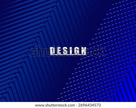 Premium background design with diagonal dark blue stripes pattern. Vector horizontal template for digital lux business banner, contemporary formal invitation, luxury voucher, prestigious gift certific