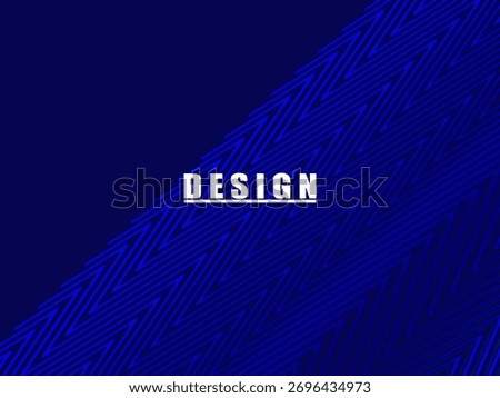 Premium background design with diagonal dark blue stripes pattern. Vector horizontal template for digital lux business banner, contemporary formal invitation, luxury voucher, prestigious gift certific