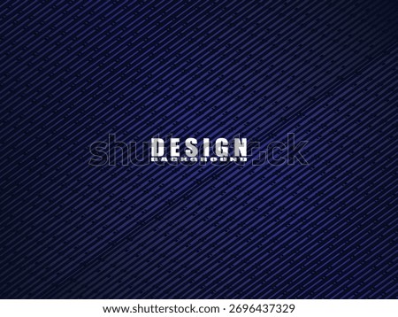 Premium background design with diagonal dark blue stripes pattern. Vector horizontal template for digital lux business banner, contemporary formal invitation, luxury voucher, prestigious gift certific