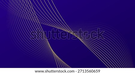 Premium background design with diagonal dark blue and gold line modern digital design creative