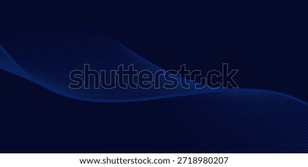 Premium background design with diagonal dark blue line pattern. abstract dark blue background. wavy lines background.