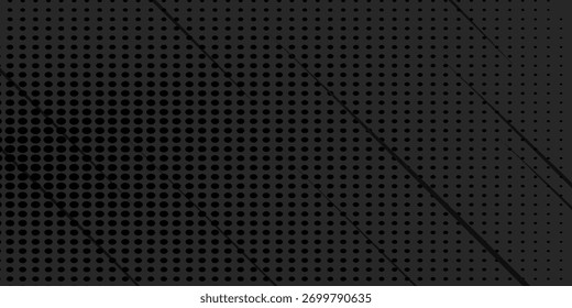 Design de fundo Premium com padrão de linha dinâmica diagonal em fundo preto. Modelo horizontal vetorial para banner comercial, convite formal, voucher de luxo, certificado de presente de prestígio