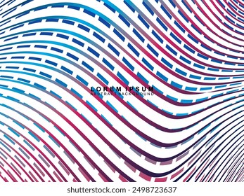 Premium background design with diagonal gradient lines pattern. Vector horizontal white background for digital luxury business banner, contemporary formal invitation, voucher, certificate, etc.
