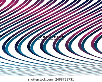 Premium background design with diagonal gradient lines pattern. Vector horizontal white background for digital luxury business banner, contemporary formal invitation, voucher, certificate, etc.