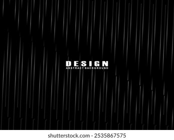 Premium background design with diagonal gradient black stripes pattern. Vector horizontal template for digital luxury business banner, formal invitation, luxury voucher, gift certificate,etc