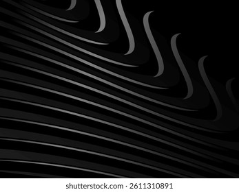 Premium background design with diagonal gradient black stripes pattern. Vector horizontal template for digital luxury business banner, formal invitation, luxury voucher, gift certificate,etc