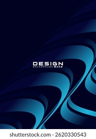 Premium background design with diagonal gradient blue lines pattern. Vertical vector template for digital luxury business banner, poster, luxury voucher, prestigious gift certificate, etc.