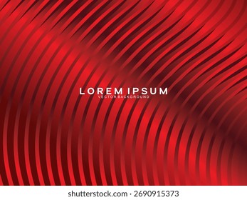 Premium background design with diagonal gradient red lines pattern. Vertical vector template for digital luxury business banner, poster, luxury voucher, prestigious gift certificate, etc.