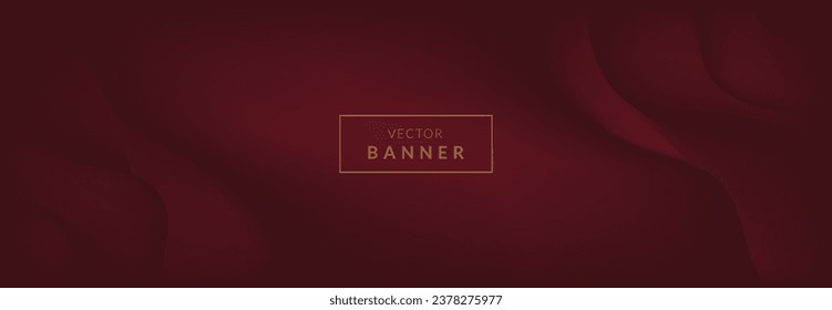 Premium background design with diagonal line pattern in maroon color. Vector horizontal template for digital business banner, formal invitation, luxury voucher.