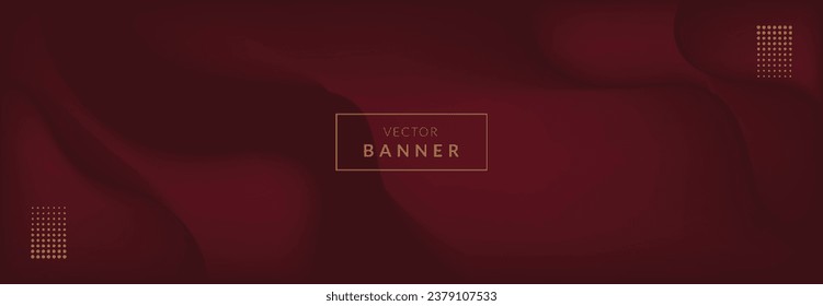 Premium background design with diagonal line pattern in maroon colour. Vector horizontal template for digital business banner, formal invitation, luxury voucher