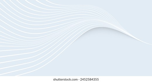 Premium background design with diagonal line pattern in grey colour. Vector white horizontal template for business banner,