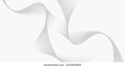 Premium background design with diagonal line pattern in grey colour. Vector white horizontal template for business banner, formal invitation 