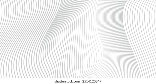 Diseño de fondo de Premium con patrón de línea diagonal en color gris. Plantilla Horizontal blanca del Vector para el Anuncio del negocio, invitación formal