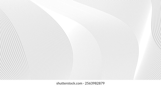 Premium background design with diagonal line pattern in grey colour. Vector white horizontal template for business banner, formal invitation backdrop, luxury voucher, prestigious gift certificate