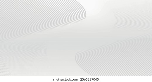 Premium background design with diagonal line pattern in grey colour. Vector white horizontal template for business banner,