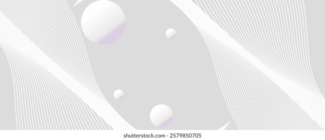 Premium background design with diagonal line pattern in grey colour. Vector white horizontal template for business banner, formal invitation backdrop, luxury voucher, prestigious gift certificate