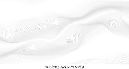 Premium background design with diagonal line pattern in grey colour. Vector white horizontal template for business banner, formal invitation backdrop, luxury voucher, prestigious gift certificate