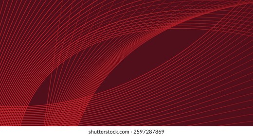 Premium background design with diagonal line pattern in maroon colour. Vector horizontal template for digital business banner, formal invitation, luxury