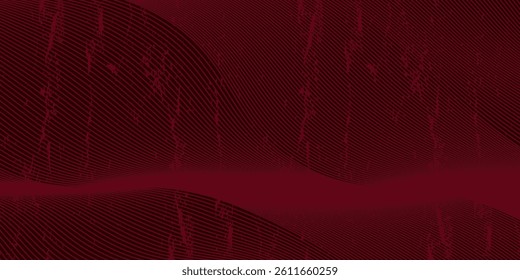 Premium background design with diagonal line pattern in maroon colour. Vector horizontal template for digital business banner, formal invitation, luxury voucher, prestigious gift certificate