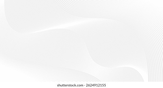 Design de fundo Premium com padrão de linha diagonal em cor cinza. Modelo horizontal branco vetor para banner de negócios, fundo de convite formal, voucher de luxo, certificado de presente de prestígio